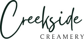 creekside creamery text logo